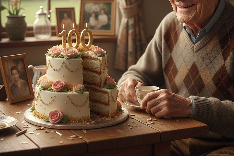 zdjęcie wyróżniające 76 stulatków z regionu otrzymuje wysoką premię za wiek